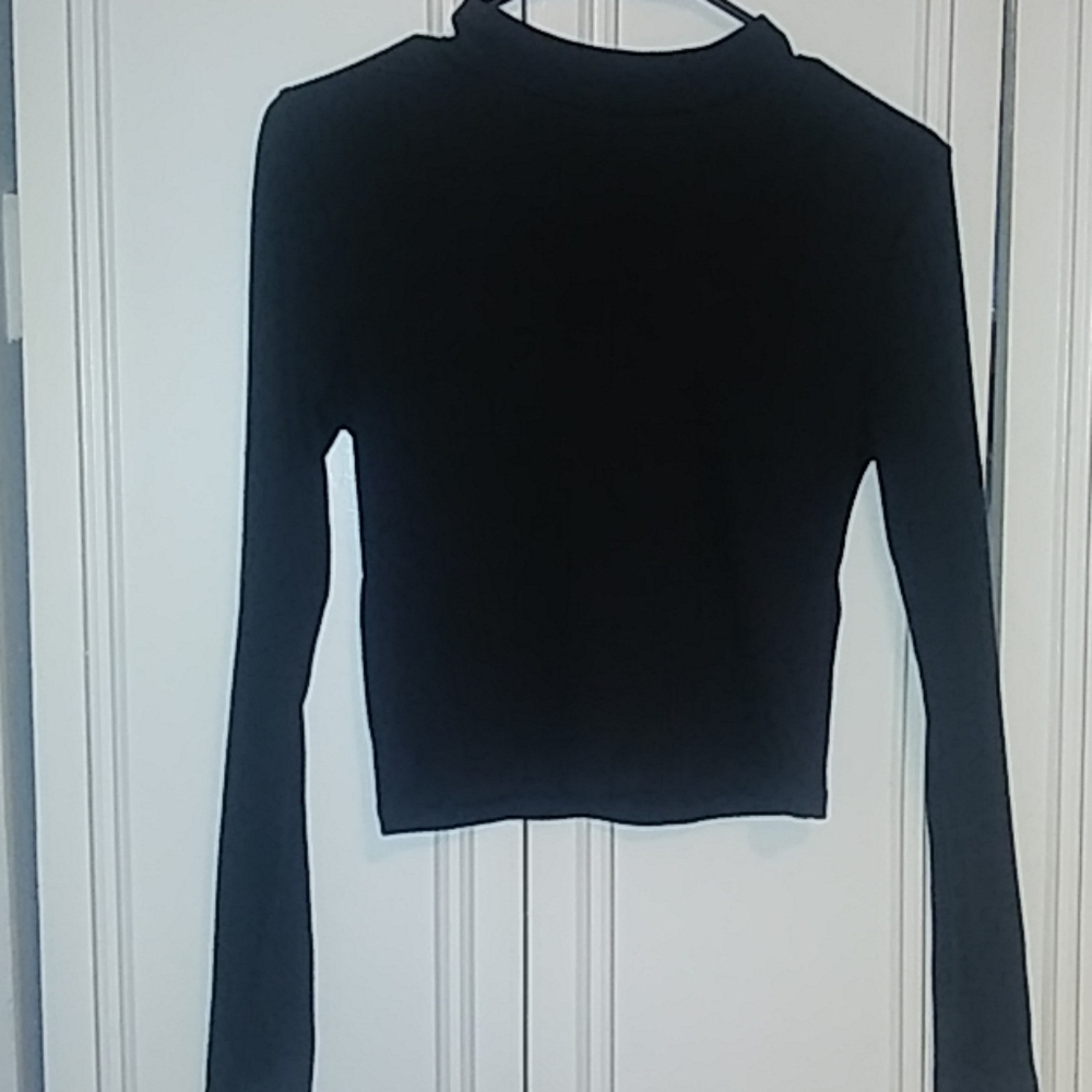 Long sleeve crop top
